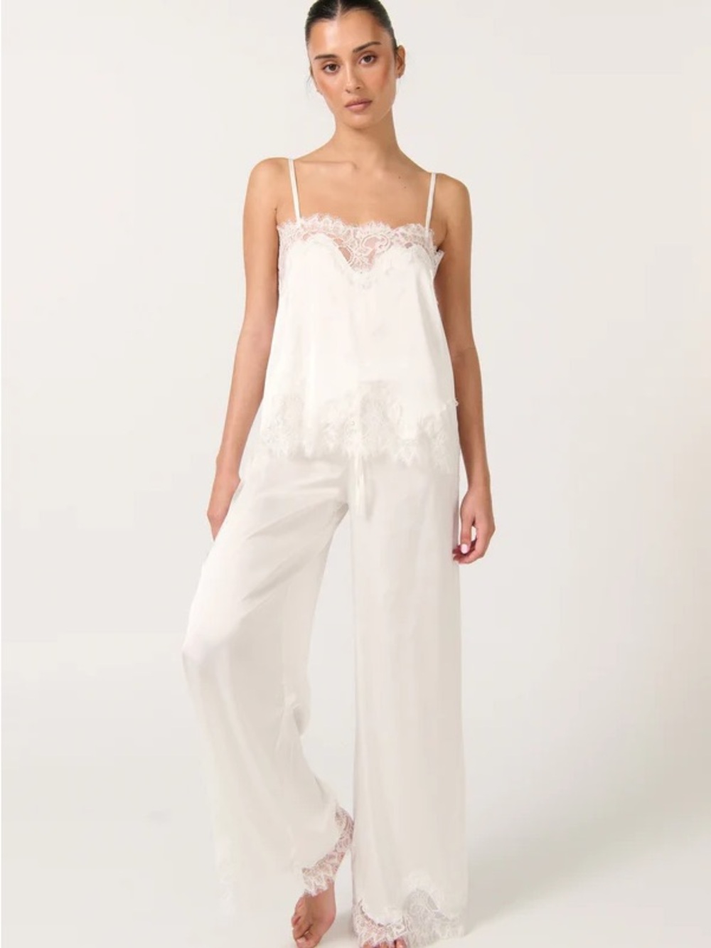 Kat the Label Olivia Pant Set Ivory - Picture 2 of 3